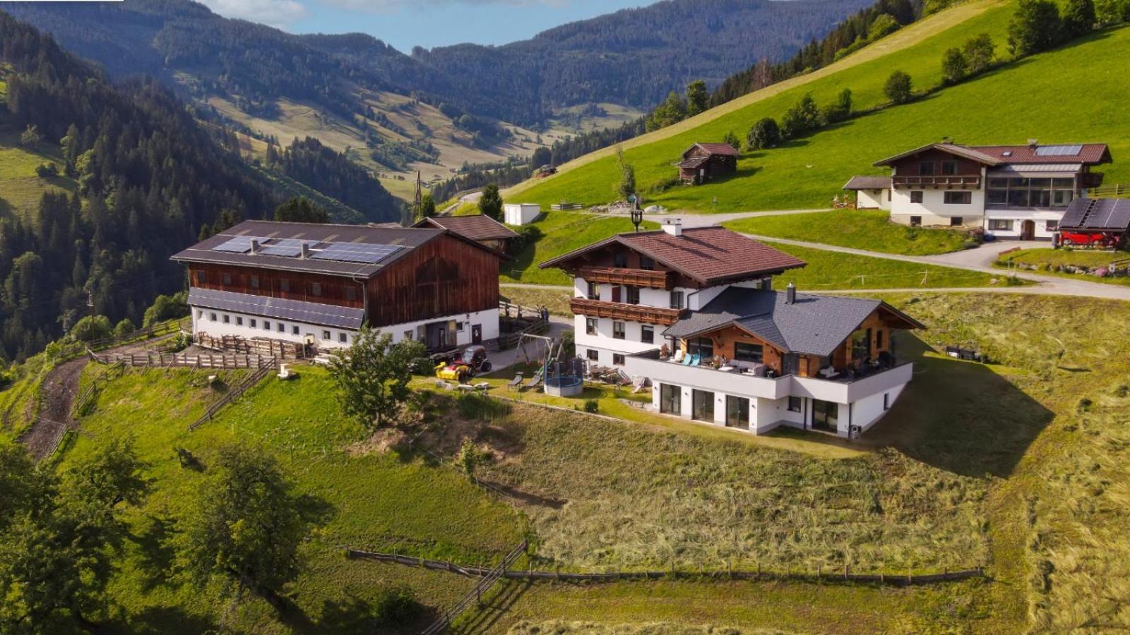 Ferienwohnung Bio Bauernhof Oberbenk Wagrain Exterior foto