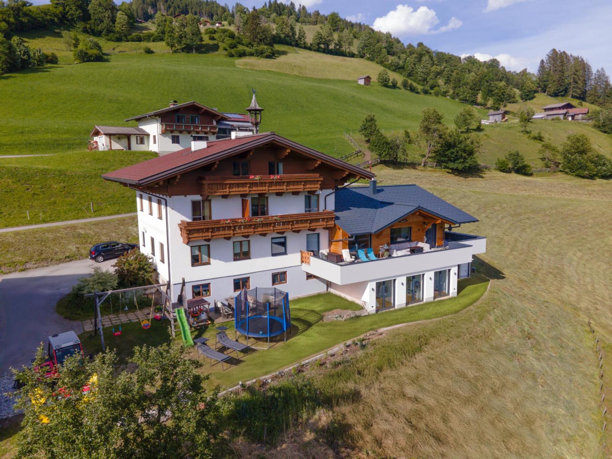Ferienwohnung Bio Bauernhof Oberbenk Wagrain Exterior foto