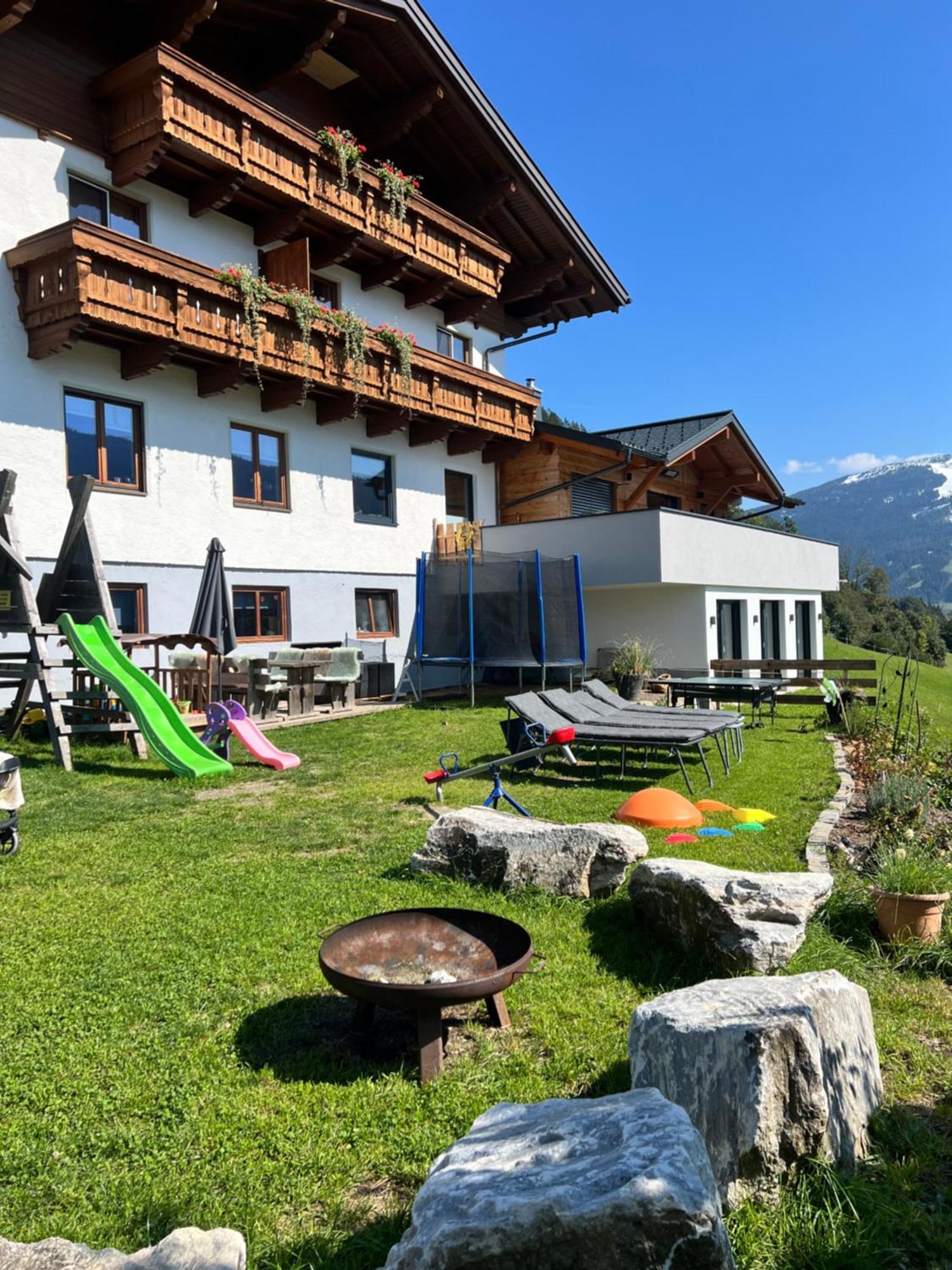 Ferienwohnung Bio Bauernhof Oberbenk Wagrain Exterior foto